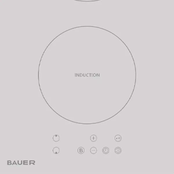 Plită încorporabilă cu inducție Bauer PI 3020T-Т1 Vitroceramică / Black photo 3
