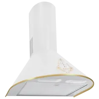 Вытяжка Gefest ВО 1503 K62 Каминная/ Белый/ Золотой