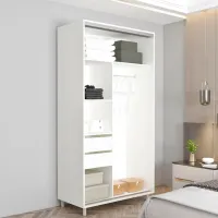 Dulap Mobildor-Lux ARON S K2 110 x 60 x 220 / PAL / Antracit photo 3