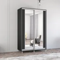 Dulap Mobildor-Lux ARON S K2 140 x 60 x 220 / PAL / Antracit photo 2