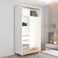 Dulap Mobildor-Lux ARON S K2 150 x 60 x 220 / PAL / Antracit photo 3