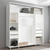 Dulap Mobildor-Lux ARON S K2 200 x 60 x 220 / PAL / Antracit photo 3