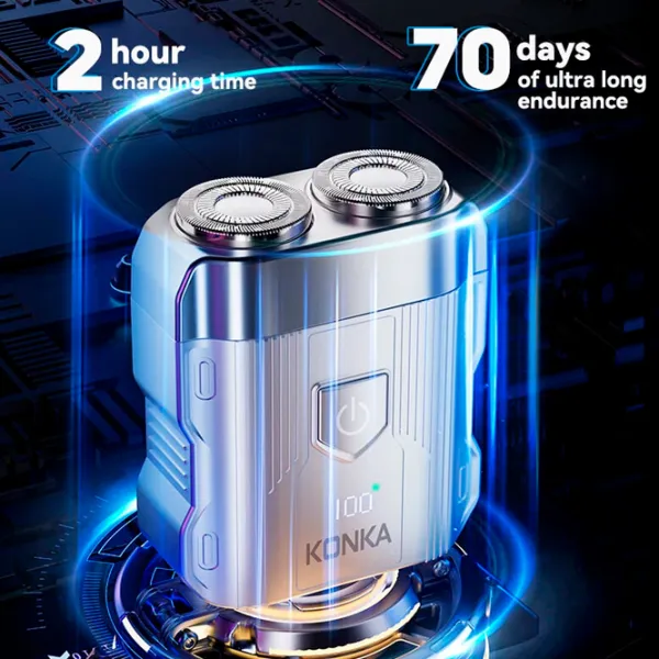 Aparat de bărbierit electric Konka KTXD-7001S Gray  photo 3
