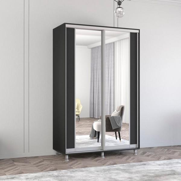 Dulap Mobildor-Lux ARON S K2 120 x 60 x 200 / PAL / Antracit photo 2