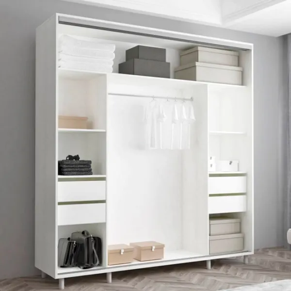 Dulap Mobildor-Lux ARON S K2 200 x 60 x 200 / PAL / Antracit photo 2