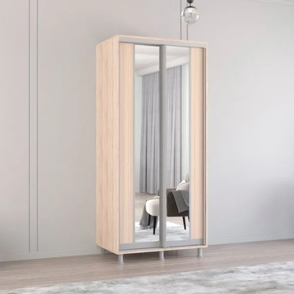 Dulap Mobildor-Lux ARON S K2 100 x 60 x 210 / PAL / Sonoma photo 2