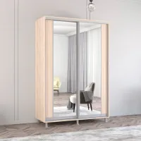 Dulap Mobildor-Lux ARON S K2 150 x 60 x 210 / PAL / Sonoma photo 2