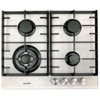 Газовая варочная панель Bauer GH-604 BG03S Закаленное стекло / Нержавеющая сталь photo 2