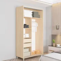 Dulap Mobildor-Lux ARON S K2 100 x 60 x 240 / PAL / Sonoma photo 3