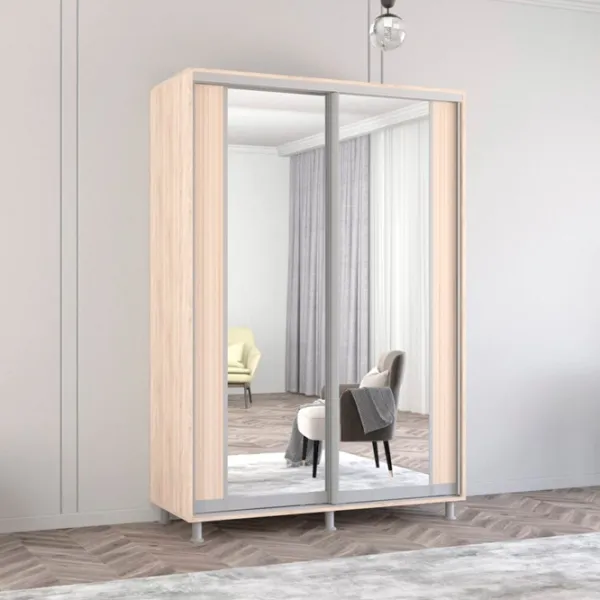 Dulap Mobildor-Lux ARON S K2 160 x 60 x 240 / PAL / Sonoma photo 3