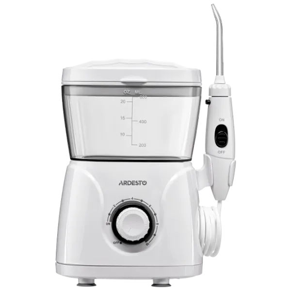 Irigator bucal Ardesto OI-MD600W Cu apă sub presiune / White photo 1 Irigator bucal Ardesto OI-MD600W Cu apă sub presiune / White photo 1
