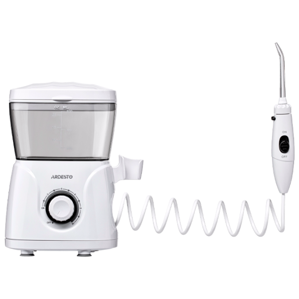 Irigator bucal Ardesto OI-MD600W Cu apă sub presiune / White photo 3 Irigator bucal Ardesto OI-MD600W Cu apă sub presiune / White photo 3