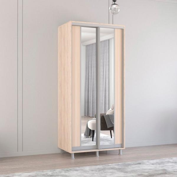 Dulap Mobildor-Lux ARON S K2 100 x 60 x 200 / PAL / Sonoma photo 2