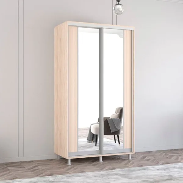 Dulap Mobildor-Lux ARON S K2 130 x 60 x 200 / PAL / Sonoma photo 2