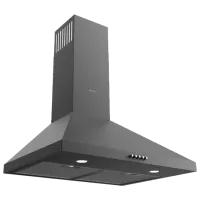 Вытяжка Zanetti Piramide Каминная/ Черный/ Нержавеющая сталь