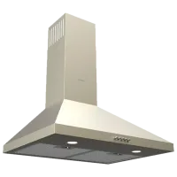 Вытяжка Zanetti Piramide Каминная/ Кремовый/ Нержавеющая сталь