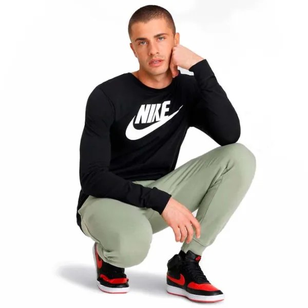 Футболка с длинными рукавами для мужчин Nike Sportswear Icon Futura Спорт / Черный photo 3