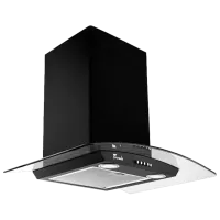 Вытяжка Tornado Eva 1200 Каминная/ Черный/ Нержавеющая сталь