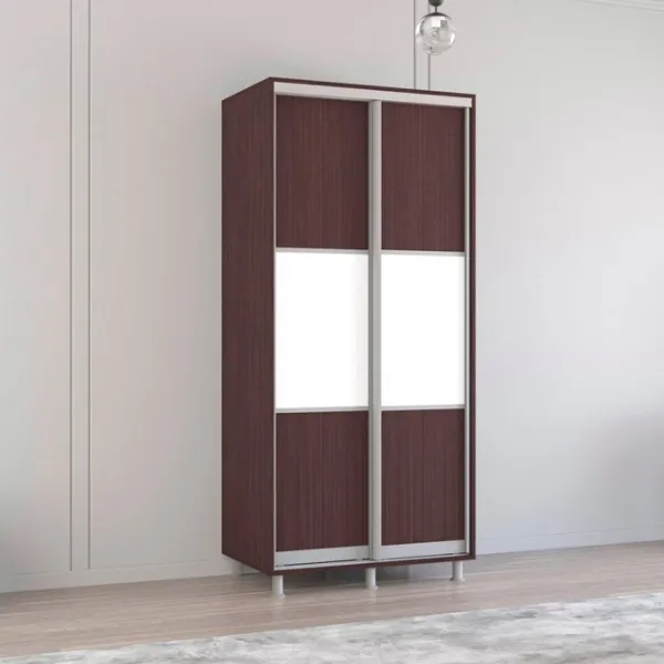 Шкаф Mobildor-Lux Aron S K 100 x 60см x 210 / ЛДСП / Венге photo 2