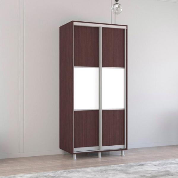 Шкаф Mobildor-Lux Aron S K 100 x 60см x 210 / ЛДСП / Венге photo 2