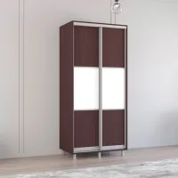 Dulap Mobildor-Lux Aron S K 100 x 60 x 210 / PAL / Wenghe photo 2