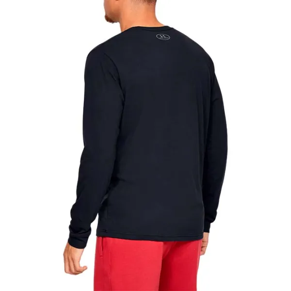 Футболка с длинными рукавами для мужчин Under Armour SPORTSTYLE LEFT CHEST LS Спорт / Черный photo 3