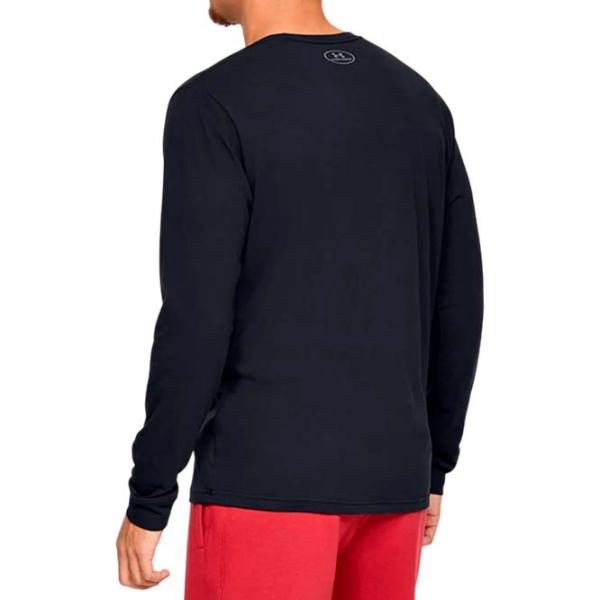 Футболка с длинными рукавами для мужчин Under Armour Sportstyle 1329585-001 Спорт / Черный photo 2