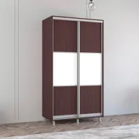 Dulap Mobildor-Lux Aron S K 120 x 60 x 200 / PAL / Wenghe photo 3