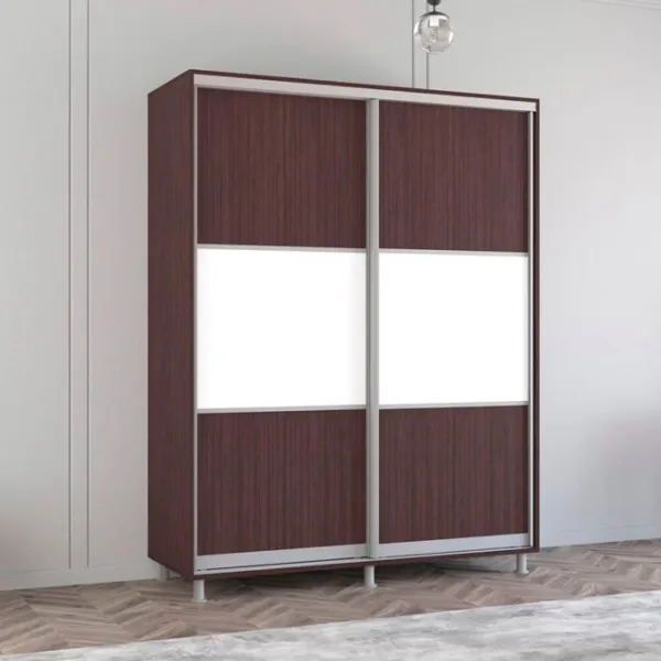 Шкаф Mobildor-Lux Aron S K 170 x 60см x 200 / ЛДСП / Венге photo 2