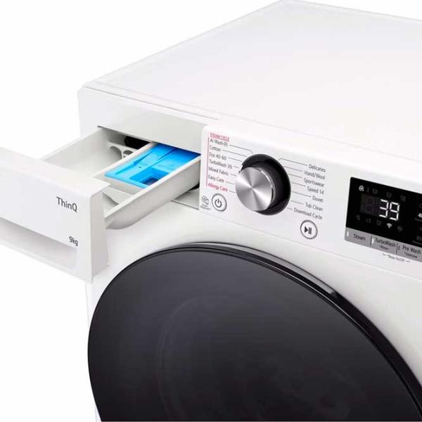 Стиральная машина LG F2WR709S2W 9 кг / 1200 об/мин / Белый photo 4