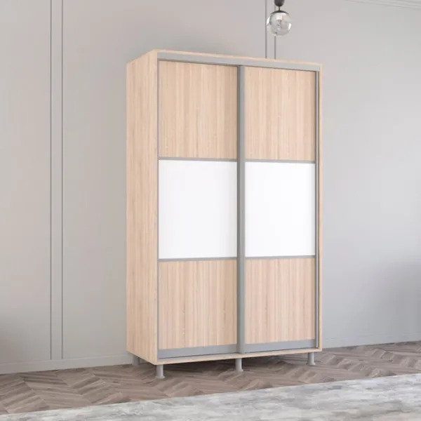 Dulap Mobildor-Lux Aron S K 130 x 60 x 230 / PAL / Sonoma photo 3