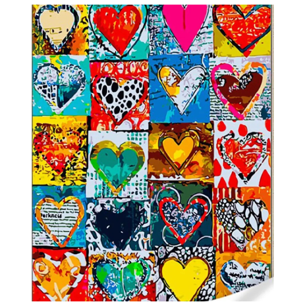 Картина по номерам Strateg Разнообразная любовь GS1591 50 x 40 см / Вертикальная photo 1