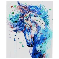 Картина по номерам Strateg Лошадь GS068 50 x 40 см / Вертикальная