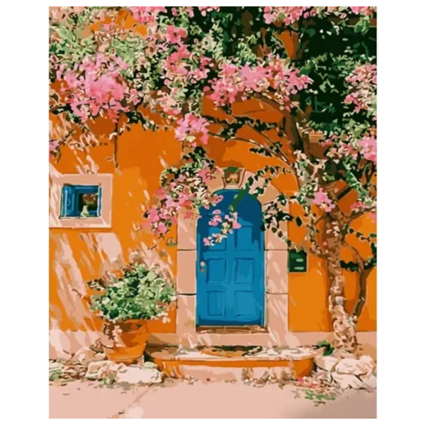 Pictură pe numere Strateg Verandă Provence GS1268 50 x 40 cm / Verticală photo 1 Pictură pe numere Strateg Verandă Provence GS1268 50 x 40 cm / Verticală photo 1
