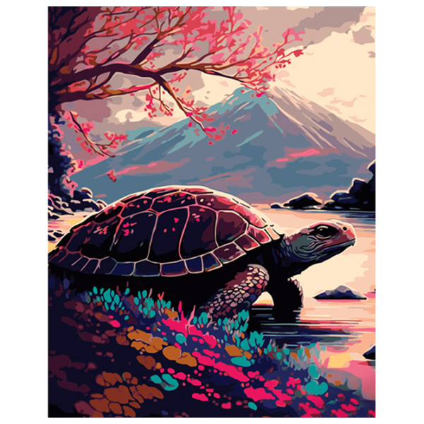 Картина по номерам Strateg Черепаха у горы GS914 50 x 40 см / Вертикальная photo 1 Картина по номерам Strateg Черепаха у горы GS914 50 x 40 см / Вертикальная photo 1