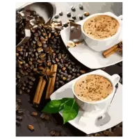 Картина по номерам Strateg Встреча на кофе GS1205 50 x 40 см / Вертикальная