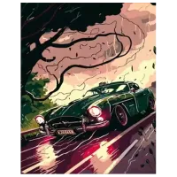 Картина по номерам Strateg Скорость вопреки ветру DY392 50 x 40 см / Вертикальная