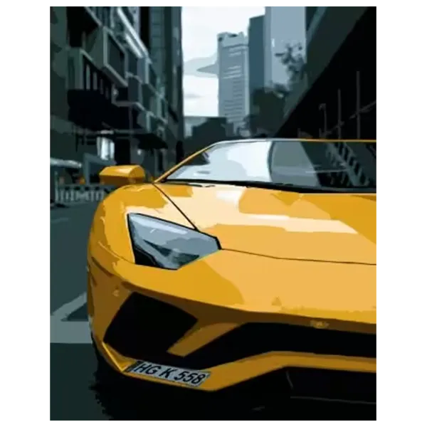 Pictură pe numere Strateg Lamborghini DY038 50 x 40 cm / Verticală photo 1 Pictură pe numere Strateg Lamborghini DY038 50 x 40 cm / Verticală photo 1