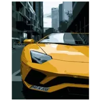 Картина по номерам Strateg Lamborghini DY038 50 x 40 см / Вертикальная