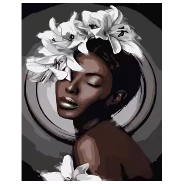 Картина по номерам Strateg Черное с белым DY304 50 x 40 см / Вертикальная photo 1 Картина по номерам Strateg Черное с белым DY304 50 x 40 см / Вертикальная photo 1