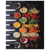 Pictură pe numere Strateg Mirodenii strălucitoare GS1276 50 x 40 cm / Verticală