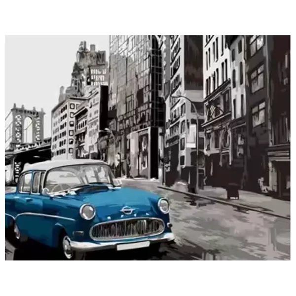 Pictură pe numere Strateg O călătorie retro DY428 50 x 40 cm / Orizontală photo 1