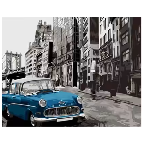 Pictură pe numere Strateg O călătorie retro DY428 50 x 40 cm / Orizontală photo 1
