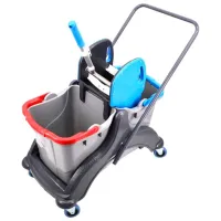 Cărucior pentru curățenie Uctem Plas CK748 25 l / 2