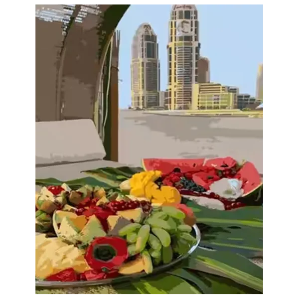 Картина по номерам Strateg Фруктовая вырезка HH014 50 x 40 см / Вертикальная photo 1 Картина по номерам Strateg Фруктовая вырезка HH014 50 x 40 см / Вертикальная photo 1