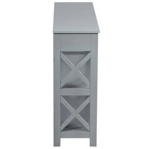 Masă consolă Costway HW66090GR  Grey / MDF photo 6