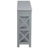 Консольный стол Costway HW66090GR Grey / МДФ photo 6