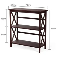 Masă consolă Costway JV10762CF Coffee / MDF photo 2