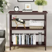 Masă consolă Costway JV10762CF Coffee / MDF photo 5