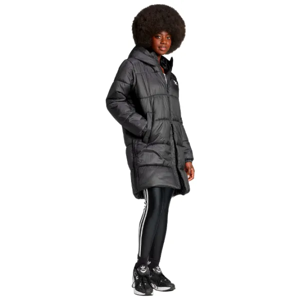 Scurtă pentru femei Adidas Adicolor Long Puffer Toamnă - Iarnă / Black photo 3 Scurtă pentru femei Adidas Adicolor Long Puffer Toamnă - Iarnă / Black photo 3